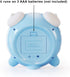 RYHOR-K Alarm Clock for Kids - 7 Color Night Light - Snooze Easy to Set Digital Clock Battery Operated for Bedroom