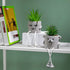 Lavenor Artificial Potted Plant Fake Succulent Plant Cute Hanging Leg Emotional Cement Potted Succulents Decor for Desk Shelf Bedroom Living Room and Office Decoration