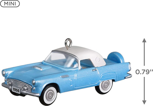 Hallmark Keepsake 0.79" Miniature Christmas Ornament 2021, 1956 Ford Thunderbird Lil' Classic Cars, Mini