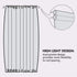 FMFUNCTEX French Door Panel Curtains Window 40" Natural Flax Blend Small Sheer Glass Door Curtain 52" Wide Half Short Curtain with Tiebacks for Patio Glass Doors Set of 2