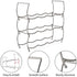 MOCREO Wine Rack, 3-Tier 12 Bottles Stackable Cabinet Wine Organizer Storage Rack freestanding Floor for Cabinet Pantry Holder, Metal