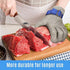 TS 2.0 ANSI A9 Cut Resistant Glove Stainless Steel Mesh Metal Wire Glove Durable Rustproof Reliable Cutting Glove for Meat Processing, Food Cutting (Medium?