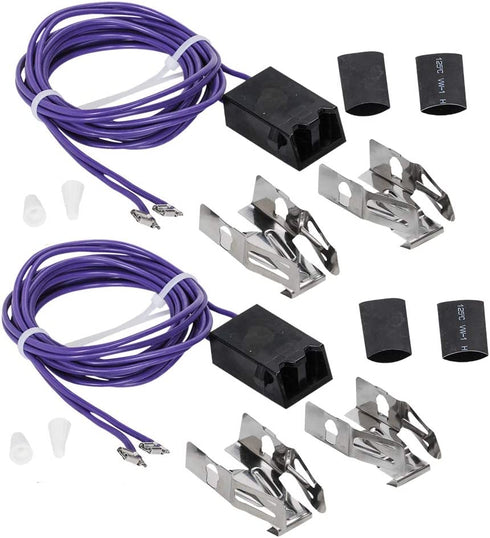 HIFROM Replacement WB17T10006 Range Surface Burner Element Receptacle Block Refrigerator Oven Plug Connector Compatible with GE Stove (2pcs)