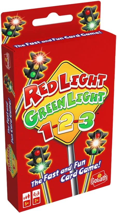 Red Light, Green Light, 1-2-3 - Card Game for Ages 5 and Up