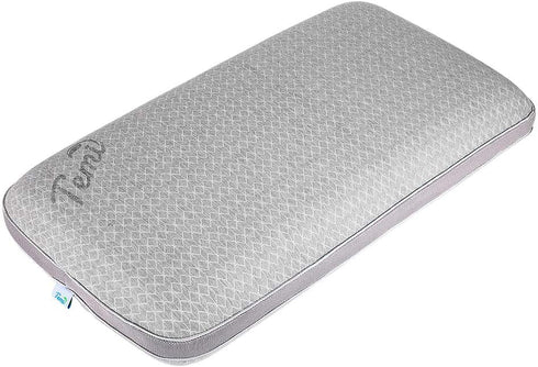 Memory Foam Neck Pillow, Soft Deluxe Pillow for Sleeping with Removable Pillowcase Cervical Pillow Relief Neck Pain Orthopedic Contour Pillow for Home Hotel Bed Use (Gray)