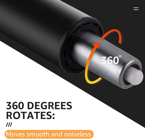 MASTERY MART Office Chair Gas Lift Cylinder Replacement, Heavy Duty 320LBs/146KGs, Universal Size Fits Most Office Chair and Swivel Chair, 4'' Length Extension (Matte Black)