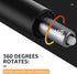 MASTERY MART Office Chair Gas Lift Cylinder Replacement, Heavy Duty 320LBs/146KGs, Universal Size Fits Most Office Chair and Swivel Chair, 4'' Length Extension (Matte Black)