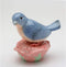Cosmos Gifts 20743 Bluebird on Rose Salt and Pepper Shaker, Red