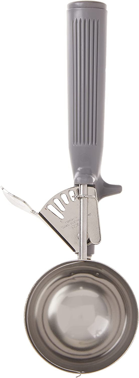 Winco Ice Cream Disher with Gray Handle, Size 8