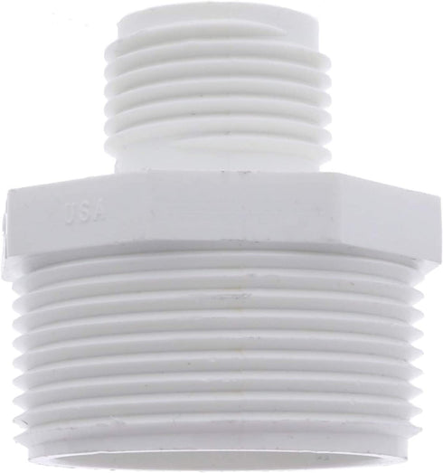 Van Enterprises PVC Garden Hose Adapter (Male 1.25" NPT x 3/4" GHT) for Sump Pump and Pool Pump Hose (Available 1.5" and 1.25" Adapters)