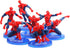 7 pcs Spider cake topper, spider themed party supplies, kids birthday cake decoration