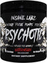 Insane Labz Psychotic Black Edition Mid Stimulant Pre Workout Powder, Energy Focus Pumps, Loaded with Creatine Beta Alanine Taurine Fueled by AMPiberry, 35 Servings Watermelon