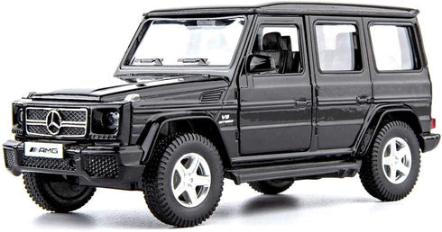 TGRCM-CZ 1/36 Scale G63 Casting Car Model, Zinc Alloy G Wagon Toy Car for Kids, Pull Back Vehicles Toy Car for Toddlers Kids Boys Girls Gift (Black)
