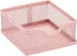 Annova Mesh Desk Organizer Office with 7 Compartments + Drawer/Desk Tidy Candy/Pen Holder/Multifunctional Organizer - Light Pink