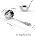 KEAWELL Gorgeous 1 oz. 18/10 Stainless Steel Gravy Ladle, 2 Pieces Silver Color Small Gravy Sauce Ladle for Stirring
