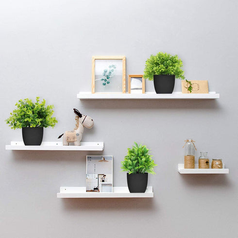 LELEE Artificial Potted Plants Mini Fake Plants, 3 Pack Small Eucalyptus Potted Faux Decorative Grass Plant with Black Plastic Pot for Home Decor, Indoor, Office, Desk, Table Decoration