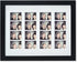 Golden State Art, 8.5x11 Photo frame with mat for 4 2x6 photo booth pictures, Includes Real Glass & Easel Back Display, Black