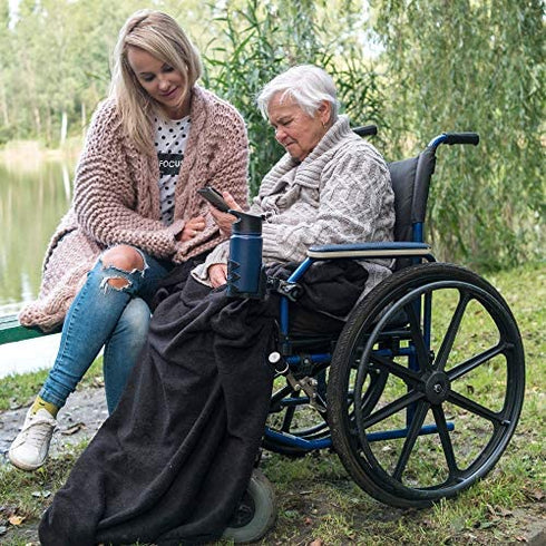 Sheer Living Wheelchair Cup Holder, Clip On Cup Holder for Walker, Rollator Cup Holder, Portable Universal Cup Holder for Chair, Mobility Scooter, Power Chair Cup Holder, Walker Cup Holder, No Tools