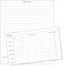 Rite In The Rain Weatherproof Recipe Cards, 6" x 5", 2-Sided, 100# Card-stock Paper, 50 Pack (No. RC35), White