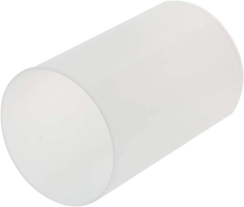KICHI Various Size Frosted Glass Hurricane Candle Holders, Chimney Tube, Frosted Glass Cylinder Open Both Ends, Open Ended Hurricane, Frosted Lamp Shade for 3" x 6" Multiple Specifications