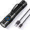 wurkkos FC11 Pocket LED Flashlight High 90CRI Ultra Bright Max 1300Lumen EDC Flashlight USB C Charge,IP67 Waterproof Flashlight,Magnetic Tailcap, Great for Indoor/Outdoor Activities(FC11-Black-5000K)