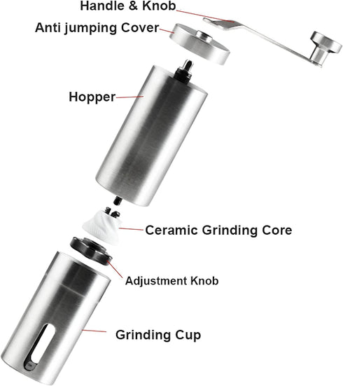Senzokan - Set to make your own cold brew coffee at home. Includes: a coffee grinder and a 1.5 liter brewing coffeemaker.