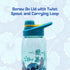 Silver Buffalo Disney Lilo and Stitch Tropical Refill Times Tritan Water Bottle, Screw Top Lid, 28 Ounces