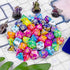ESANDA DND Dice Set, 42pcs Polyhedral Dice D&D Dice with 6 Blue Drawstring Bags, 6 Complete Double-Colors Dice Sets for Dungeons and Dragons RPG MTG Table Games etc
