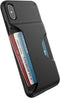 Speck Products Presidio Wallet iPhone Xs Max Case, Black/Black