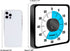aGIOGIO 60-Minute Visual Countdown Timer,7.5 Inch Oversize Classroom Visual Timer for Kids and Adults, Mechanical Kitchen Timer Clock with Magnetic Backing (Blue, Square)