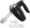5-Speed 200W Electric Hand Mixer,with Eject Button,4 Stainless Steel Attachments(Beaters and Dough Hooks),for Whipping Cake, Cream,Dough,Cookies,Black