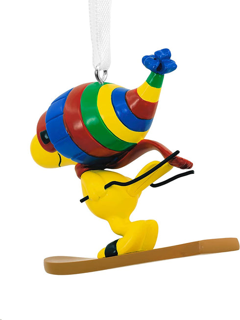 Hallmark Peanuts Woodstock Skiing Christmas Ornament