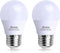 Acaxin LED Refrigerator Light Bulb 4W 40Watt Equivalent, Waterproof Frigidaire Freezer LED Light Bulb IP54, 120V E26 Daylight White 5000K 400 Lumen, Energy Saving A15 Appliance Fridge Bulbs, 2 Pack