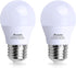 Acaxin LED Refrigerator Light Bulb 4W 40Watt Equivalent, Waterproof Frigidaire Freezer LED Light Bulb IP54, 120V E26 Daylight White 5000K 400 Lumen, Energy Saving A15 Appliance Fridge Bulbs, 2 Pack