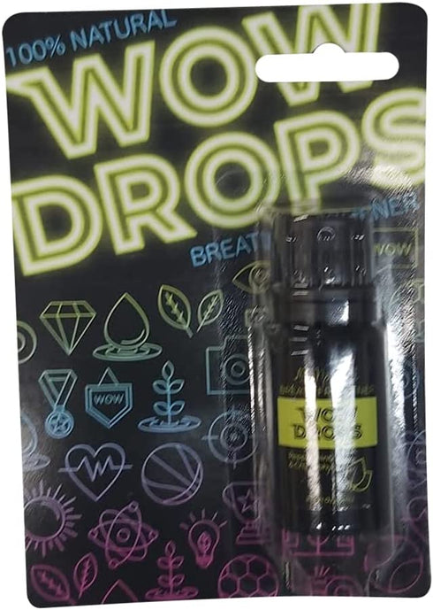 WOW Drops Breath Freshener, 0.338 Fl oz (Pack of 2)