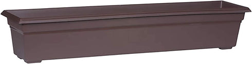 Novelty 16363 Countryside Flower Box Planter, 36-Inch, Brown