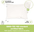 2-Pack Toddler Pillow - Soft Organic Cotton Toddler Pillows for Sleeping - 13X18 Small Pillow for Kids - Kids Pillows for Sleeping - Kids Pillow for Travel, School, Nap - Crib Pillow (Soft White)