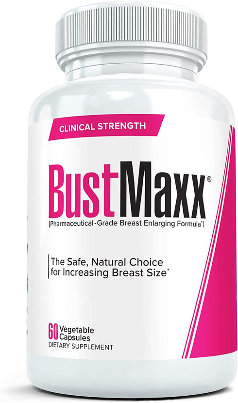 BustMaxx: The Most Trusted Breast Enhancement Pills | Natural Breast Enlargement and Female Augmentation Supplement for Breast Growth, 60 Capsules