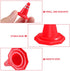 Toddmomy 30Pcs Traffic Road Cones Pretend Play Toys Roadblocks Simulation Traffic Signs Miniature Traffic Cones for Sand Table Engineering Construction