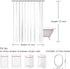 77collect Owl Shower Curtain with 12 Hooks,72" x 72" Shower Curtain for Bathroom,Waterproof Polyester Animal Bathroom Decor
