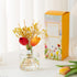 Cocod'or COCODOR Tulip & Preserved Real Flower Reed Diffuser/Floral Bouquet / 6.7oz(200ml) / 1 Pack/Reed Diffuser Set, Oil Diffuser & Reed Diffuser Sticks, Home Decor & Office