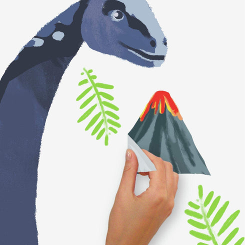 RoomMates RMK4104GM Brachiosaurus Dinosaur Peel and Stick Giant Wall Decals