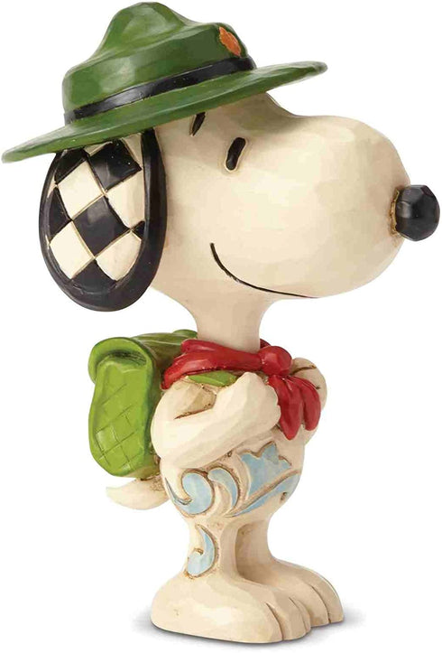 Enesco Peanuts by Jim Shore Snoopy Boy Scout Mini Figurine