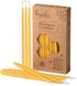 Hyoola Beeswax Birthday Candles 50 Pack - Natural Dripless Decorative Candles with Long Lasting Burn Elegant Taper Design, Soothing Scent 6? Tall Handmade in The USA