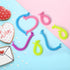 JOYIN 28 Pack Valentines Cards with Stretchy String Toy Set, Sensory Stress Relief Fidget Toys for Kids Valentine Party Favors, Valentine™s Greeting Cards