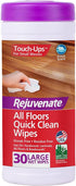 Rejuvenate All Floors Quick Clean Wipes 30 Large Floor Cleaning Wet Wipes Streak-Free Residue-Free Non-Greasy