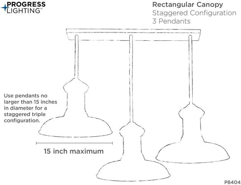 Progress Lighting P8404-20 Traditional/Casual Canopy Accessory, Antique Bronze 0.75x23.25x4.25