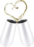 6 Pieces Stemless Champagne Flutes Double-insulated Champagne Tumbler with Lips, 6 OZ Stainless Steel Unbreakable Cocktail Cups for Coffee Wine Glass Tumbler (White)