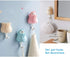 4 Pcs Cute Cat Hooks, Creative Adhesive Coat Hook, Heavy Duty Decorative Wall Hooks for Key, Towel, Backpacks, Hat