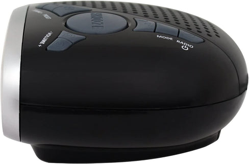 Jensen JENSEN JCR-175 AM/FM Alarm Clock Radio with 0.9-Inch Green LED Display, Black